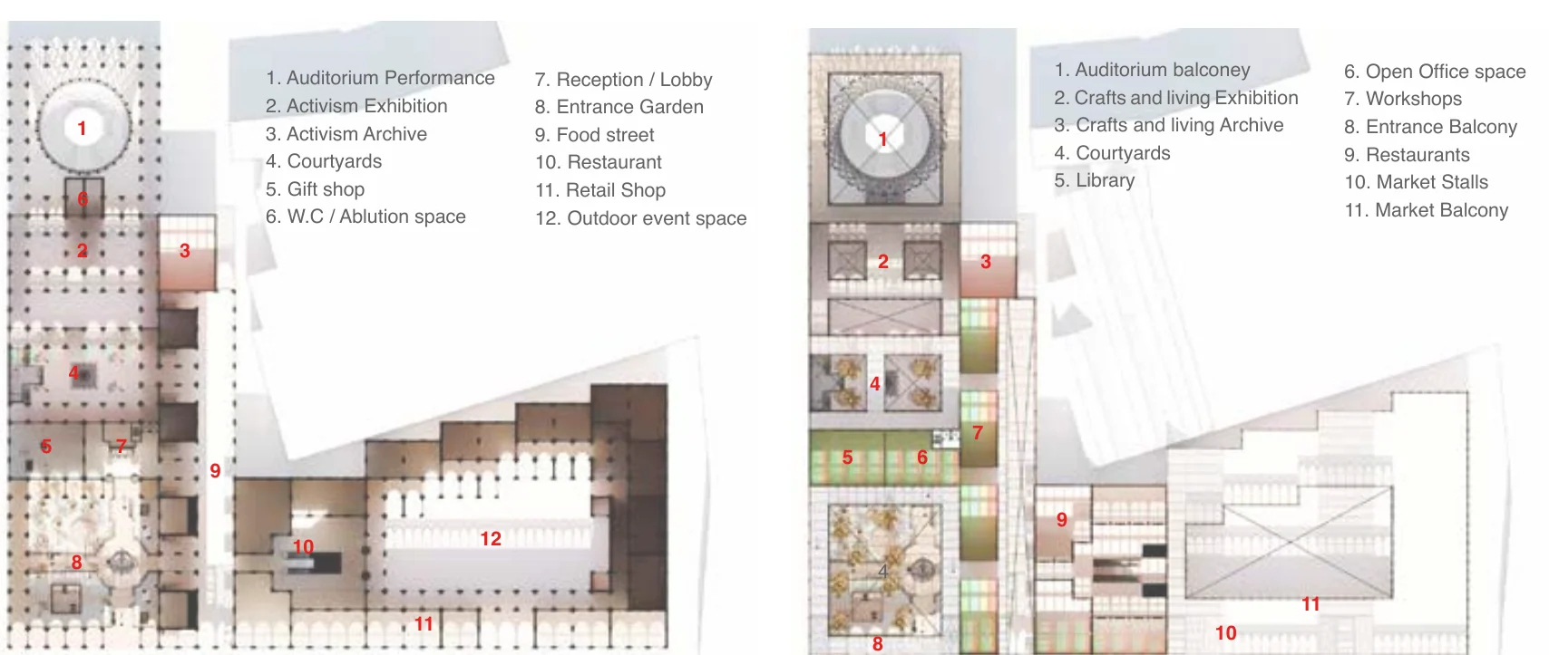 The Cultural Retreat floor plans