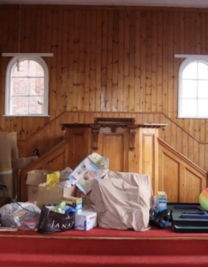 Existing chapel interior